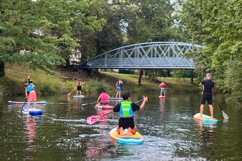Paddelboardy na Malši