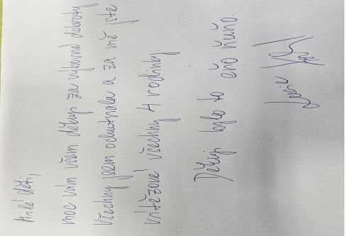 Boršovská dobrota - dopis dětem