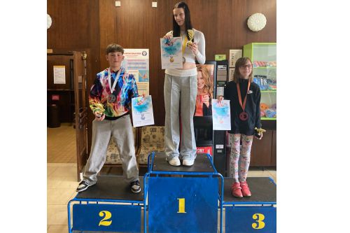 plavecké závody v Písku